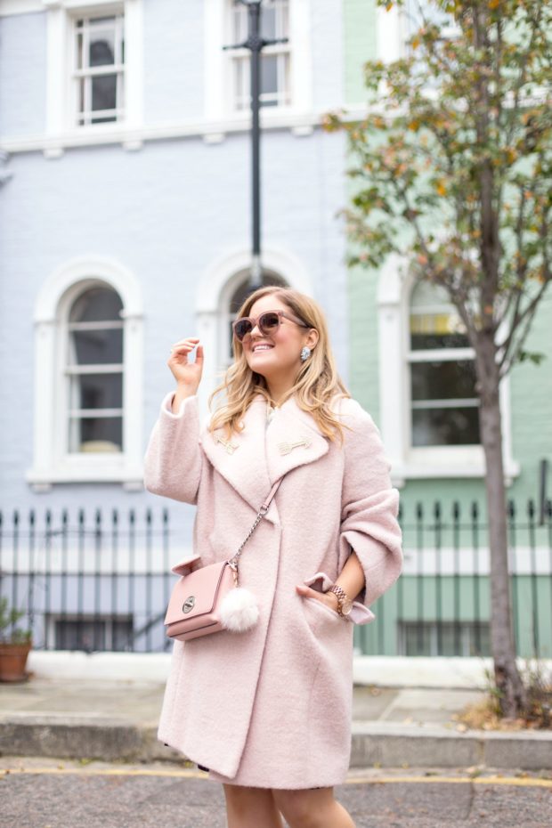 Pastel Streets And Pink Coats For Winter